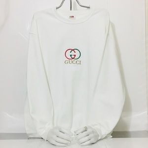 White BL Gucci sweatshirt